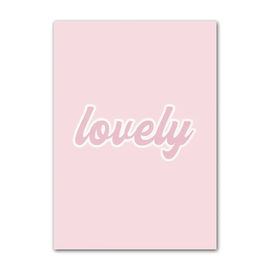 Minimalist Pastel Flowers Canvas Posters — Considered Home Styling