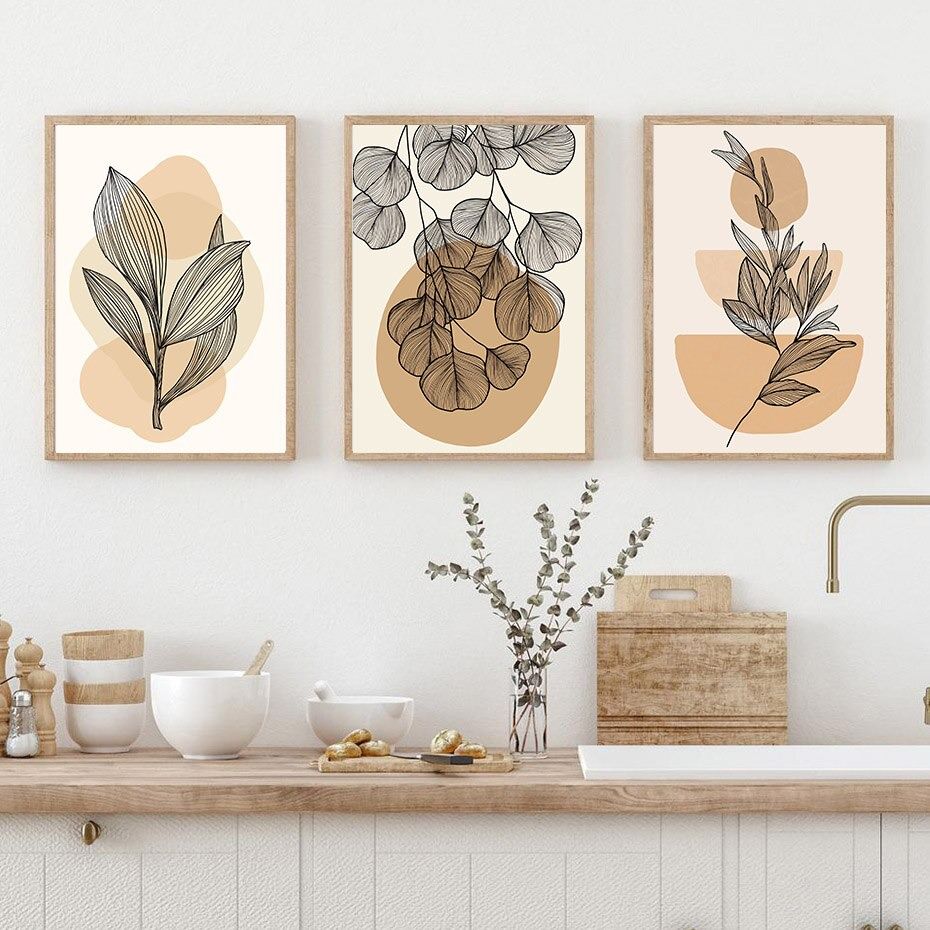 Lines and Faces Gallery Wall Canvas Posters — Considered Home Styling — Detail