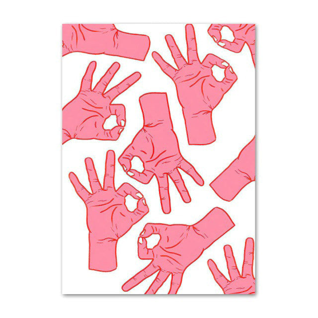 Weird Asian Leopard Canvas Posters — Considered Home Styling — Lifestyle 7