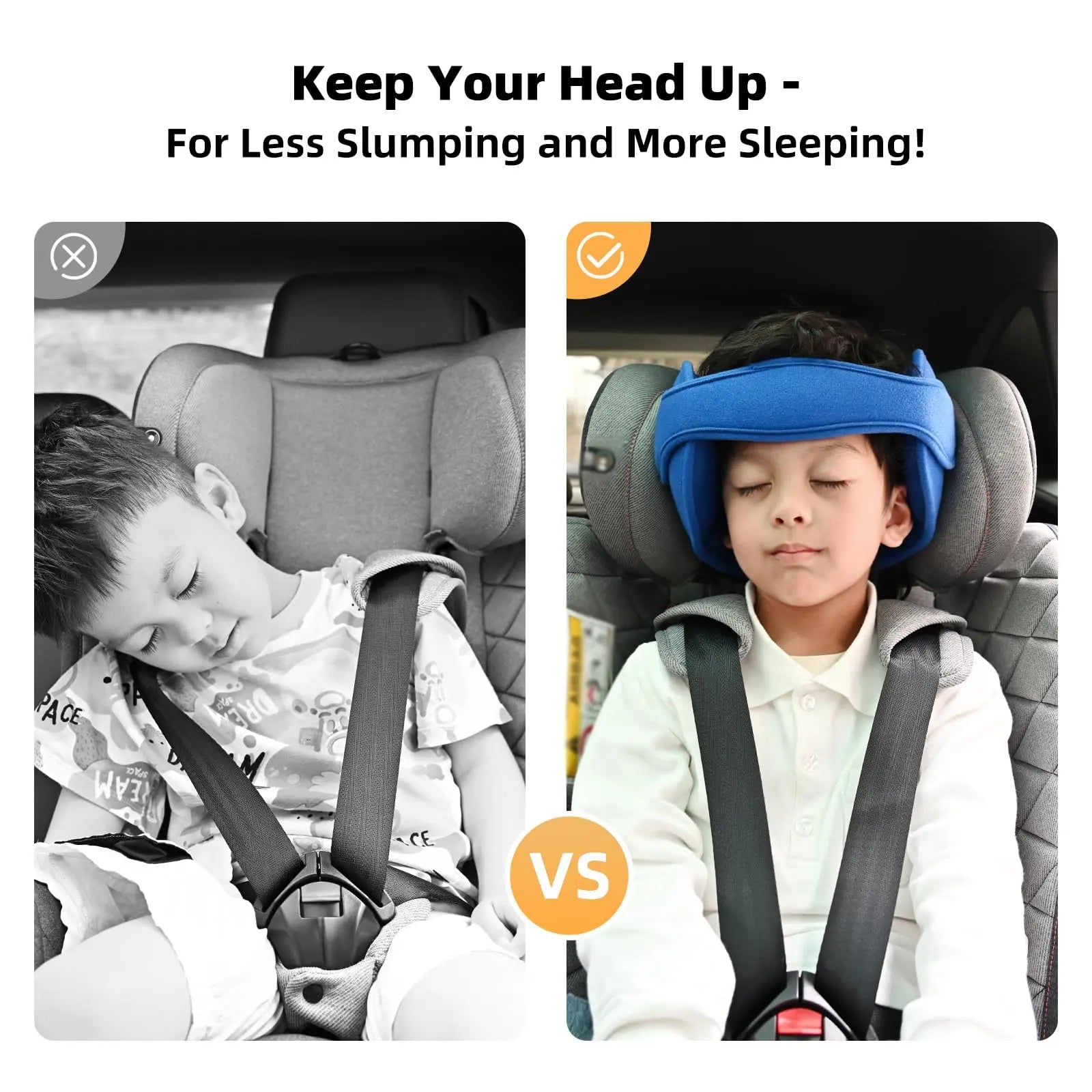 Child Travel Sleep Support Belt Car Pillow for Comfortable Rest in Gray, Blue, and Pink – Ideal for Family Journeys — Lifesty