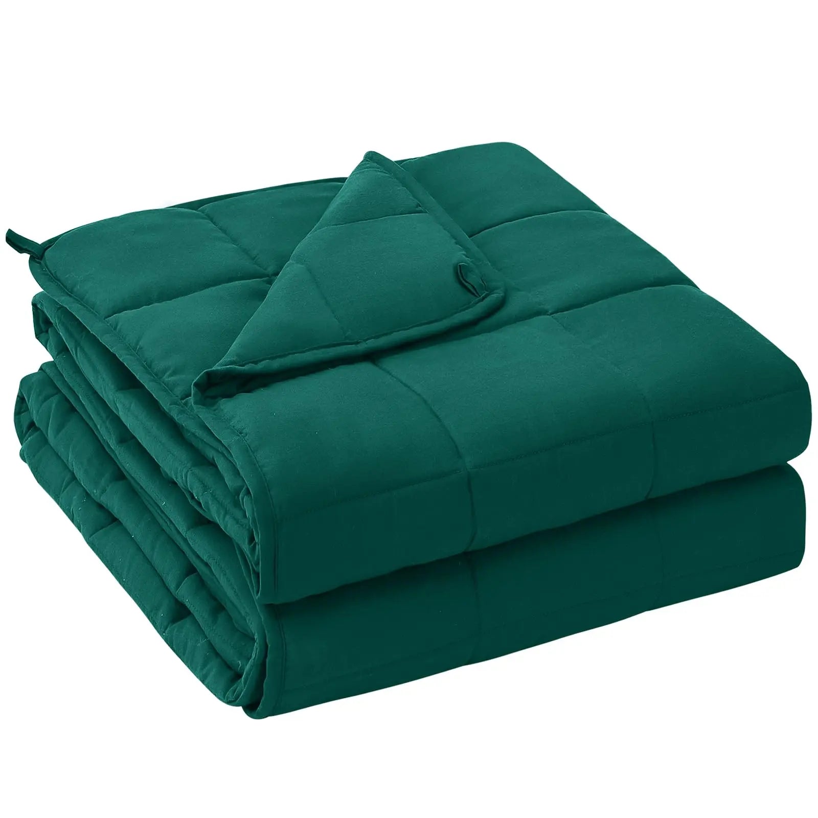 Weighted Cooling Blanket for Sleep and Relaxation in Navy Blue, Black, Pink, or Gray – Multiple Sizes Available — Lifestyle 9