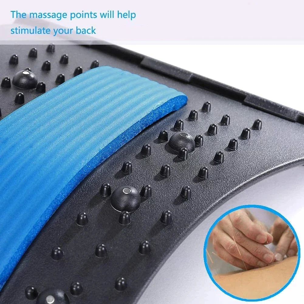 Back Stretcher Bench — Spine Support Cushion for Upper and Lower Back Stretching — Lifestyle 4