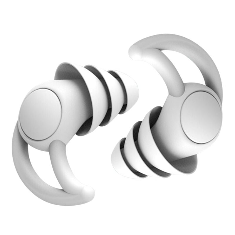 Soft Sleep Earplugs — Reusable Noise-Reducing Buds for Quiet Nights — Front view