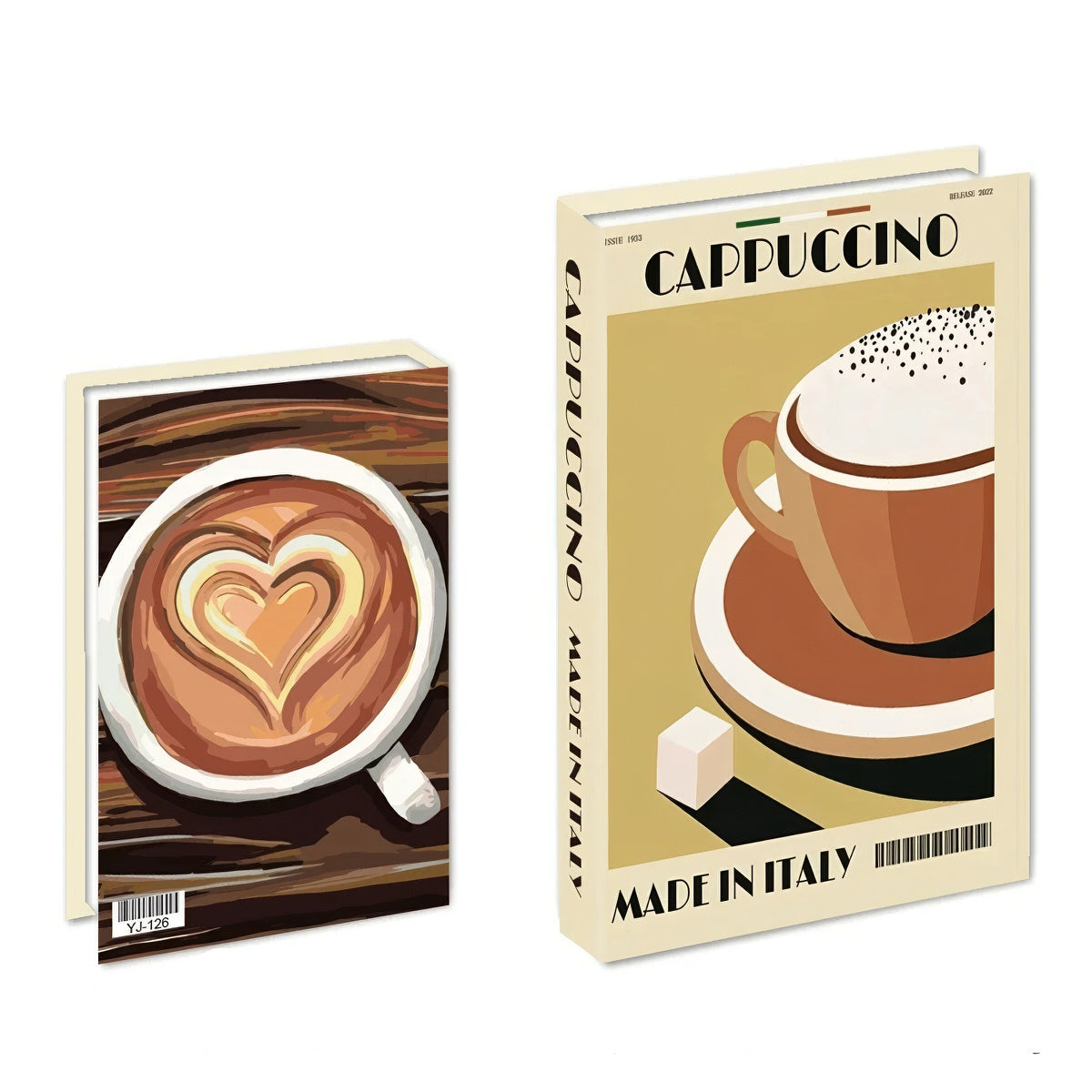 Coffee Time Book-Shaped Box — Considered Home Styling — Front view