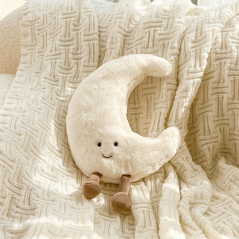Velvet Celestial Cushion — Soft 25x50cm Lumbar Accent — Detail