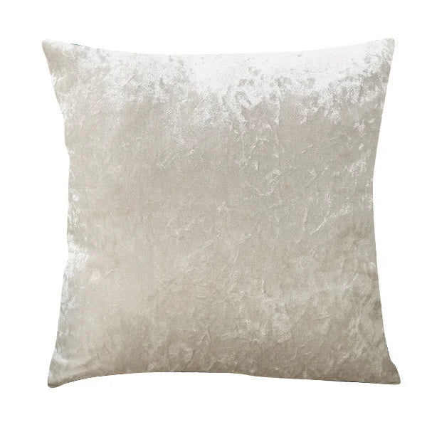 Crushed Velour Cushion — Soft-Touch 60cm Oversized Accent — Lifestyle 9