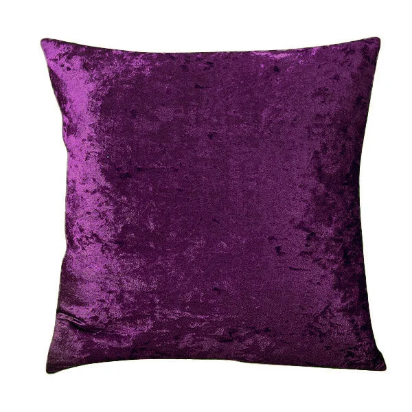 Crushed Velour Cushion — Soft-Touch 60cm Oversized Accent — Lifestyle 6
