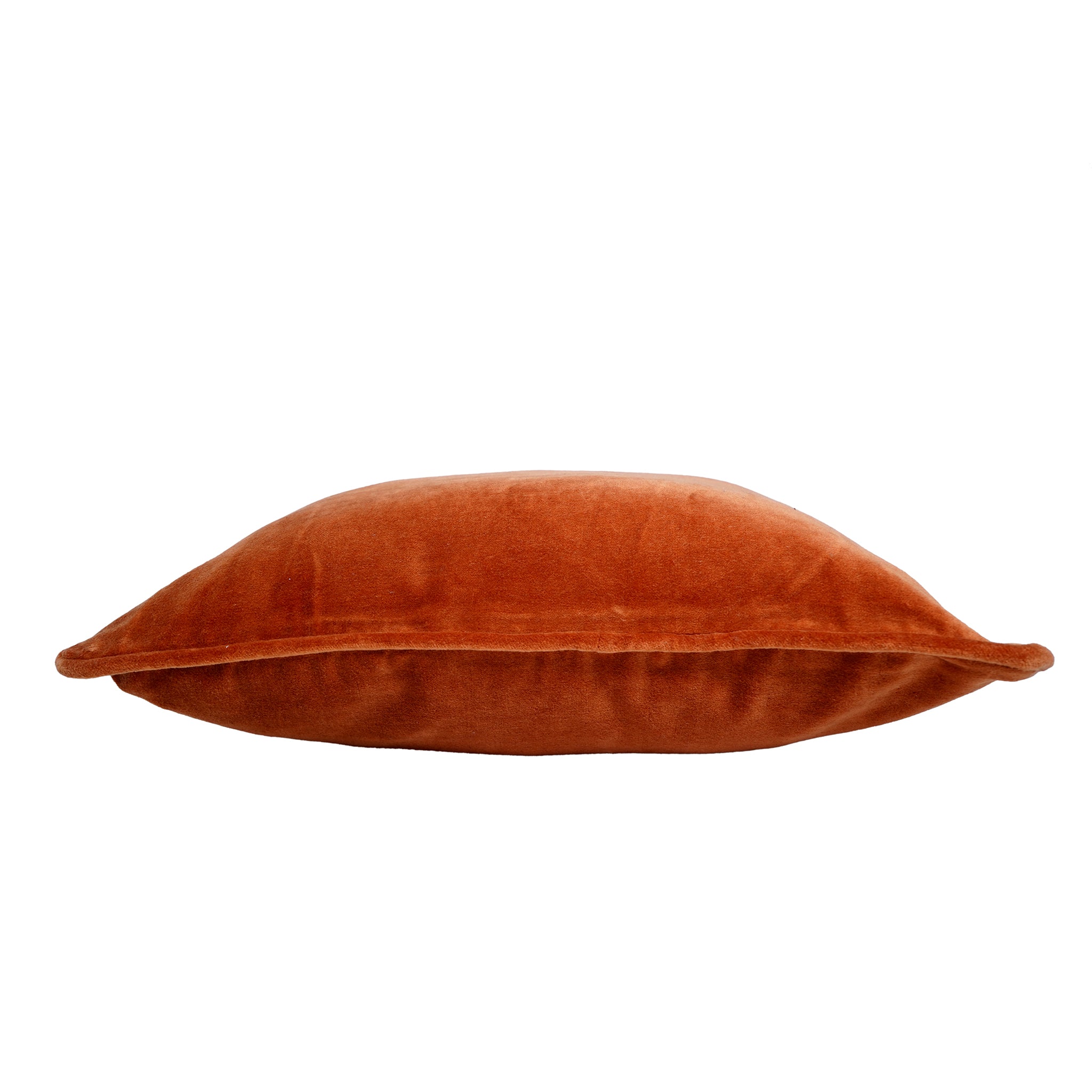 Cotton Velvet Cushion Cover — Flanged-Edge Decorative Accent — Lifestyle 2
