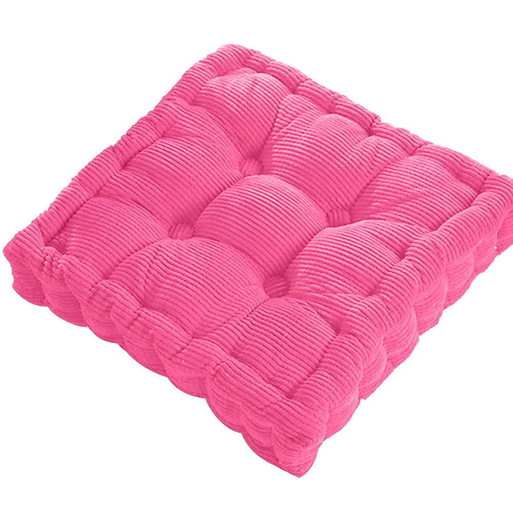Tufted Corduroy Floor Cushion — Nine-Point Meditation Seat — Lifestyle 5