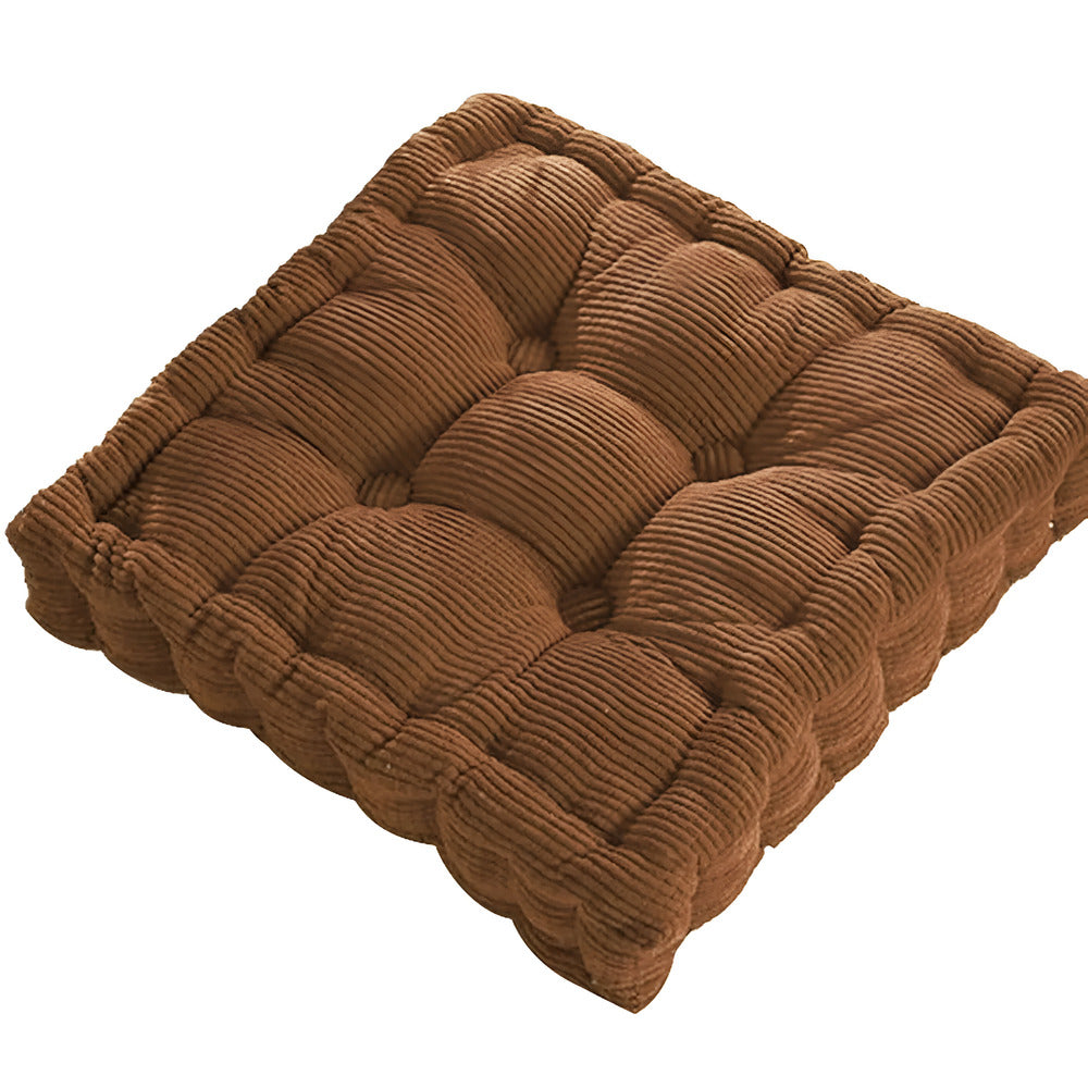 Tufted Corduroy Floor Cushion — Nine-Point Meditation Seat — Lifestyle 6