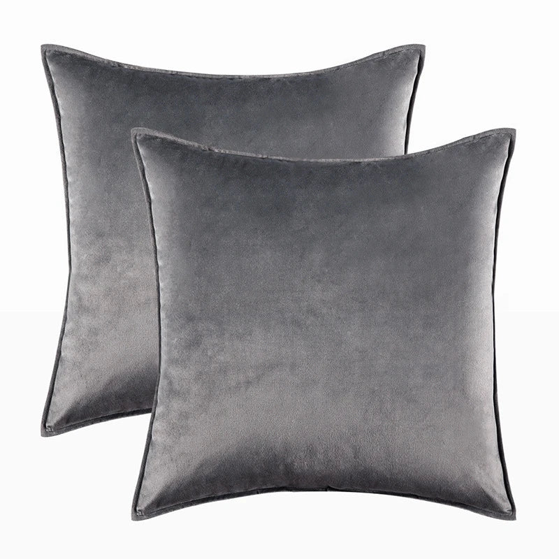 velvet-cushion-cover-set-tailored-piping-set-of-2#Colour_Gray