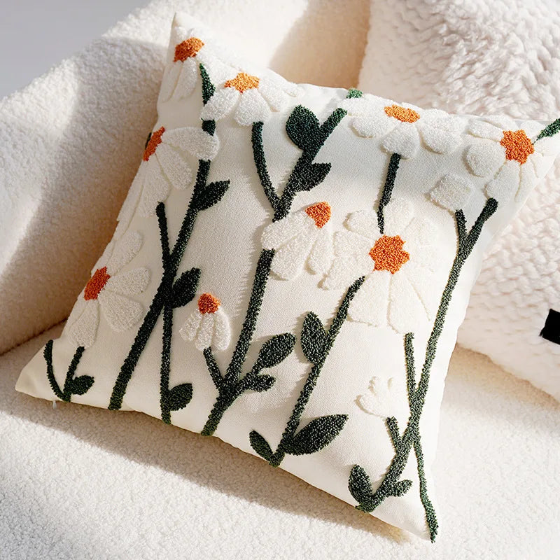 Geometric Tufted Cushion Cover — Scandi Accent Cover — Lifestyle 10