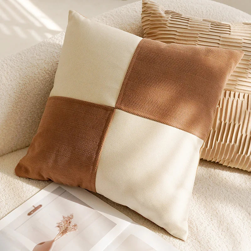 Geometric Tufted Cushion Cover — Scandi Accent Cover — Lifestyle 4
