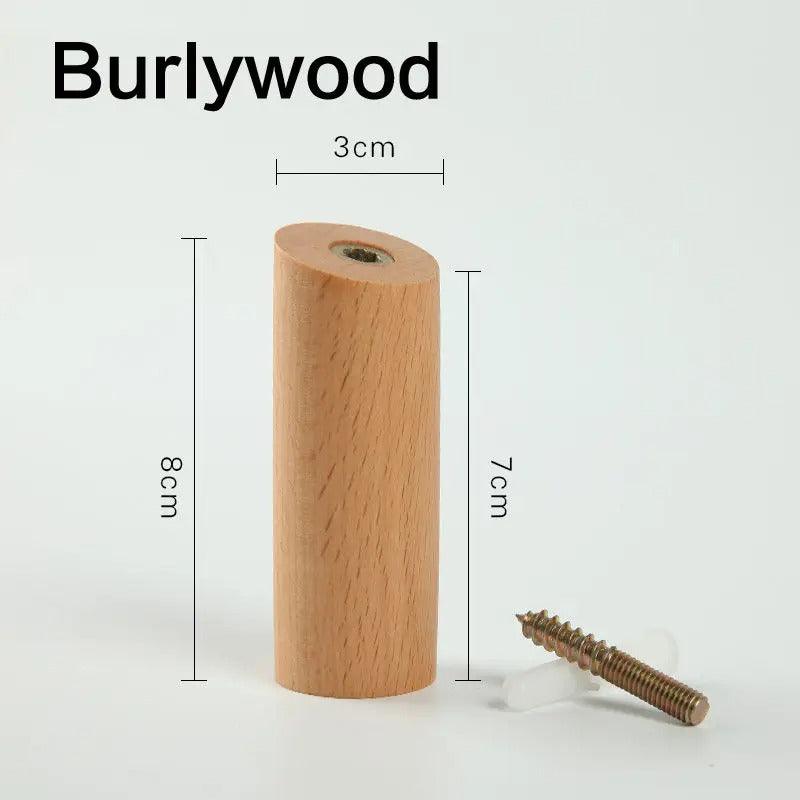 Angular Timber Wall Hook — Modern Geometric Peg — Lifestyle 8