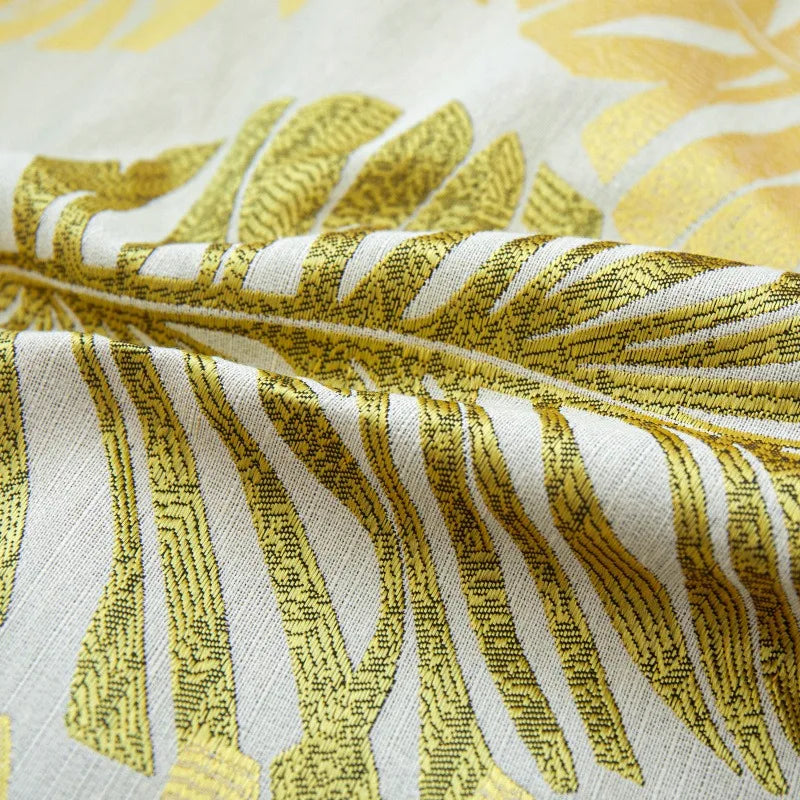 Tropical Palm Cushion Cover — Botanical Linen Accent — Lifestyle 6