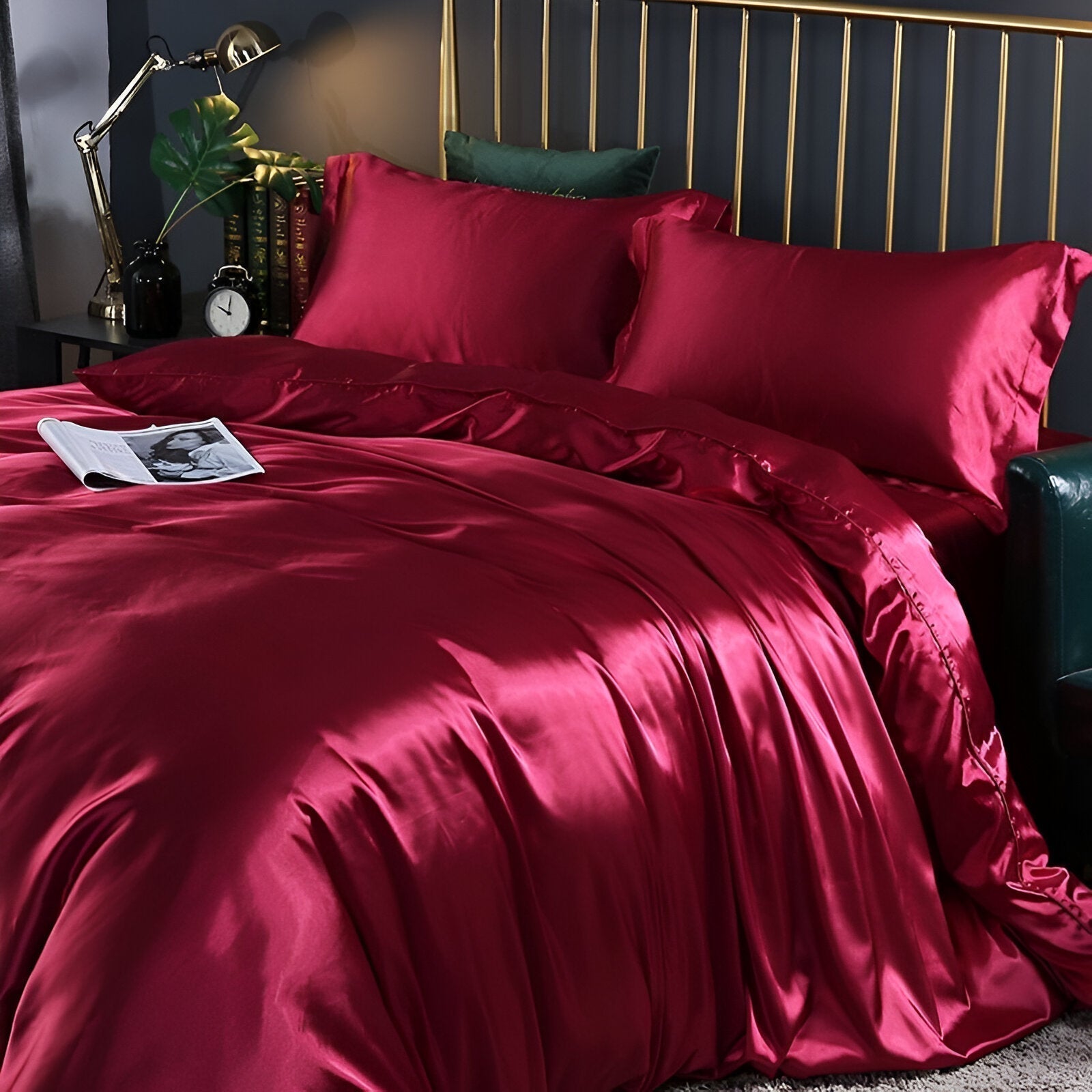 lavender-duvet-cover-set-silky-soft-3-piece-bedroom-ensemble#Colour_Red