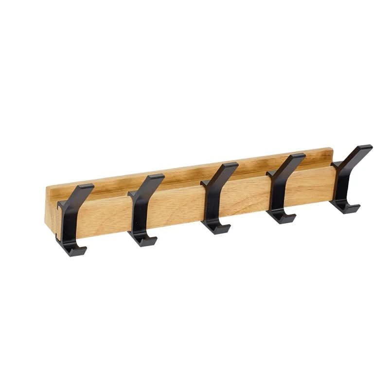 Adjustable Timber Hook Rack — Scandi Wall Organiser — Lifestyle 5