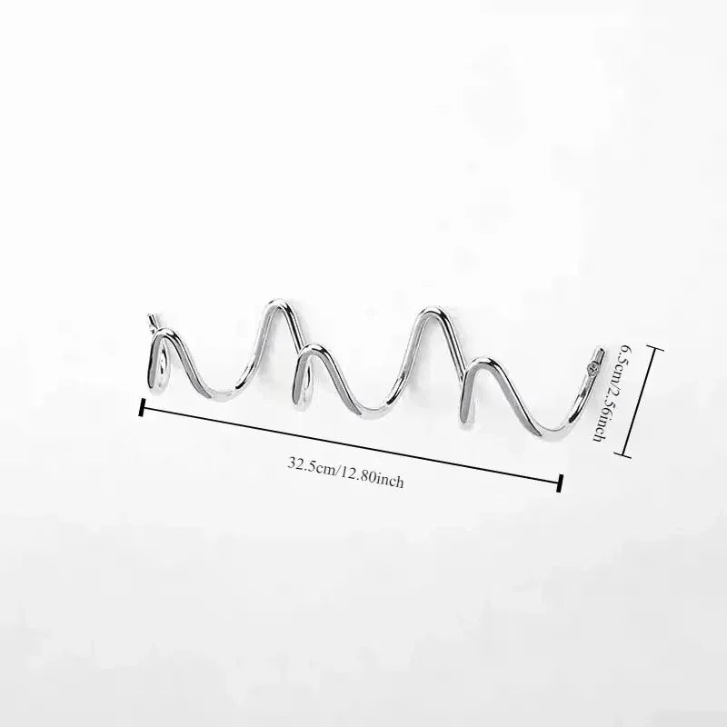 wrought-iron-wall-hooks-modern-wave-design-coat-rack#Colour_Chrome