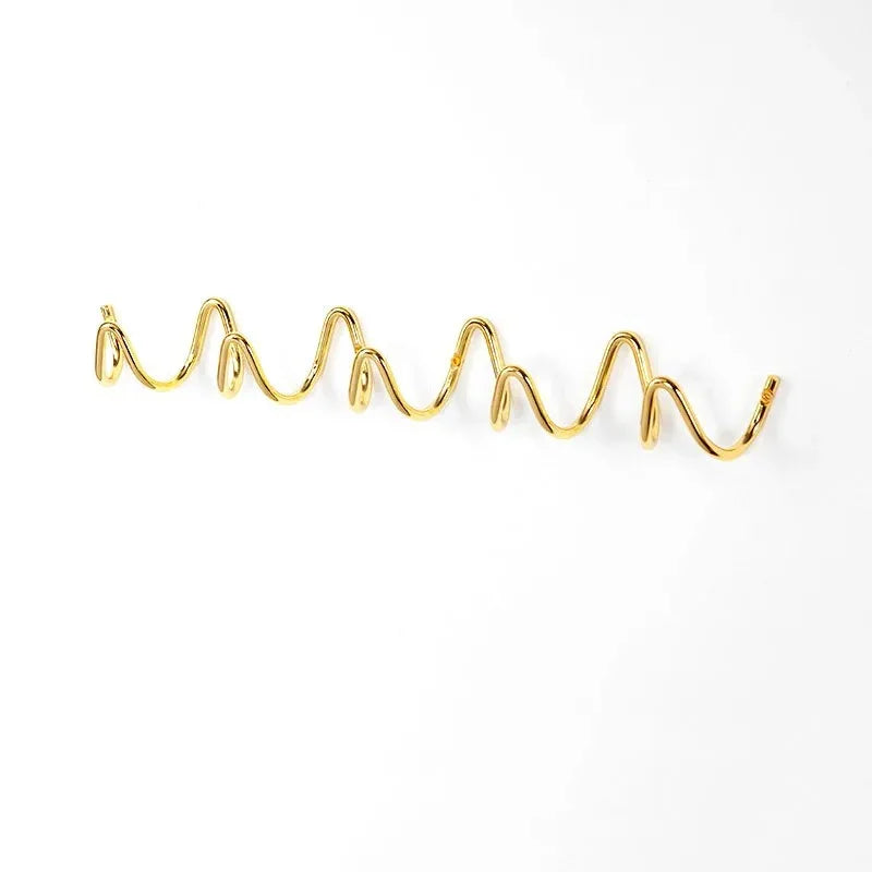 wrought-iron-wall-hooks-modern-wave-design-coat-rack#Colour_Golden