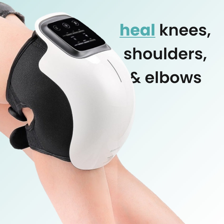 Knee Comfort Wrap — 3-in-1 Heat, Compression & Vibration — Lifestyle 2