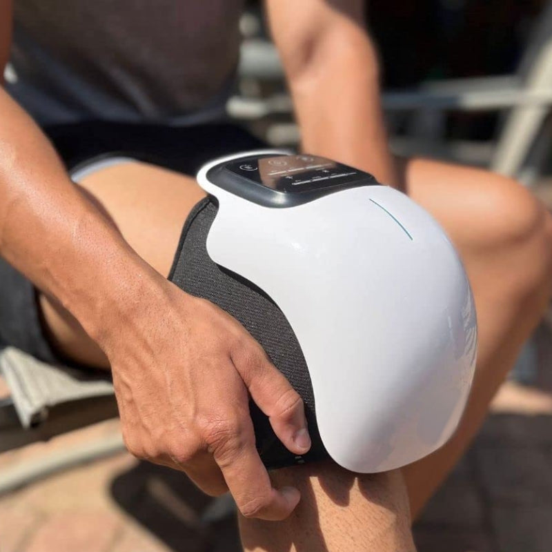 Knee Comfort Wrap — 3-in-1 Heat, Compression & Vibration — Lifestyle 3