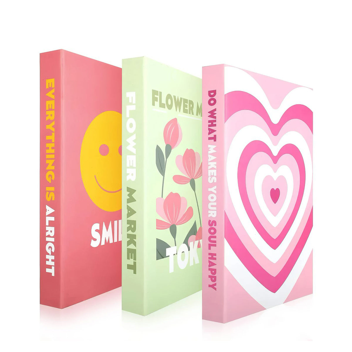 Indie Hidden Storage Book Box — Considered Home Styling — Front view