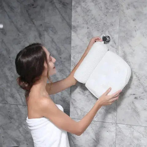 Luxurious White Bath Pillow for Relaxation and Comfort in Your Spa Experience — Lifestyle 2