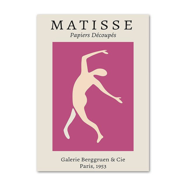 Matisse Purple Cut Outs Canvas Posters — Considered Home Styling — Lifestyle 5