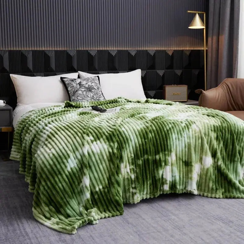 Brushed Flannel Fleece Blanket — Lifestyle 3