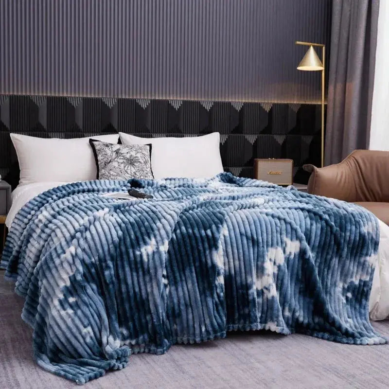 Brushed Flannel Fleece Blanket — Lifestyle 7