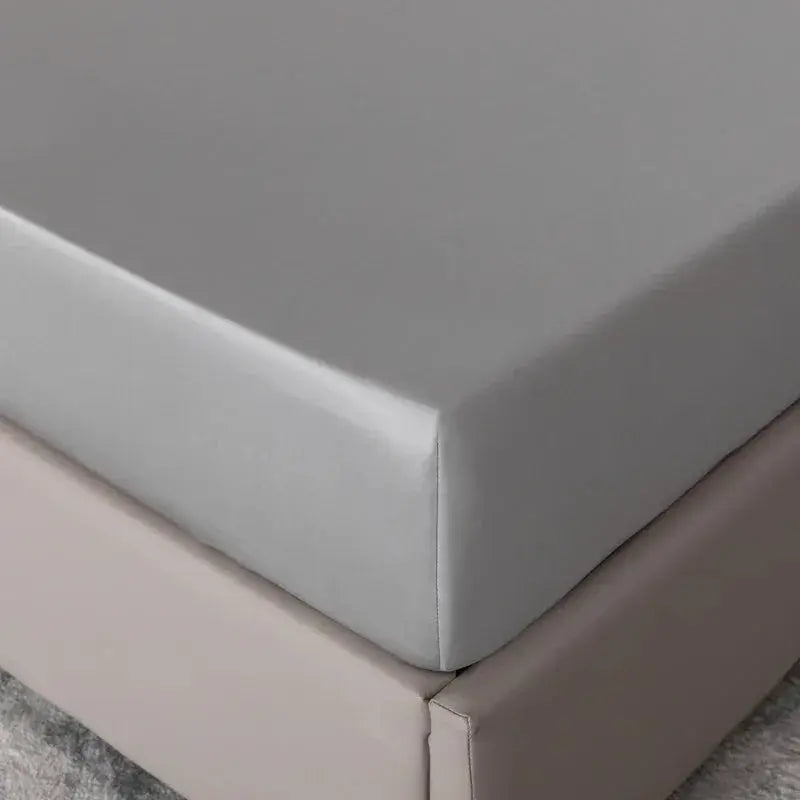 Bamboo Cooling Fitted Sheet Cover in Pink, Blue, Grey, Yellow - Available in Multiple Sizes for Comfortable Sleep — Lifestyle