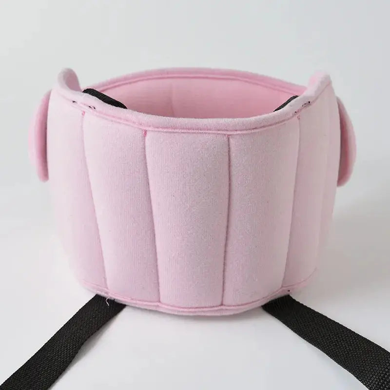 Child Travel Sleep Support Belt Car Pillow for Comfortable Rest in Gray, Blue, and Pink – Ideal for Family Journeys — Lifesty