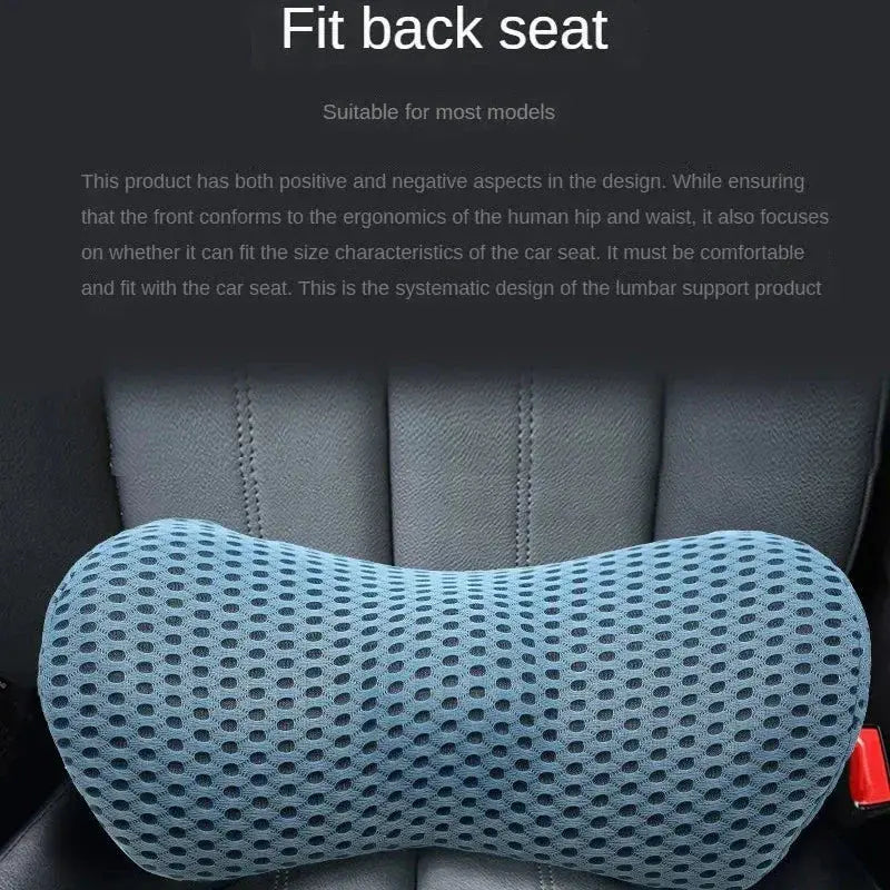 Lumbar Support Pillow for Sleep and Recovery - Available in Black, Gray, Blue; Size 13x9" (32×24cm) — Lifestyle 5