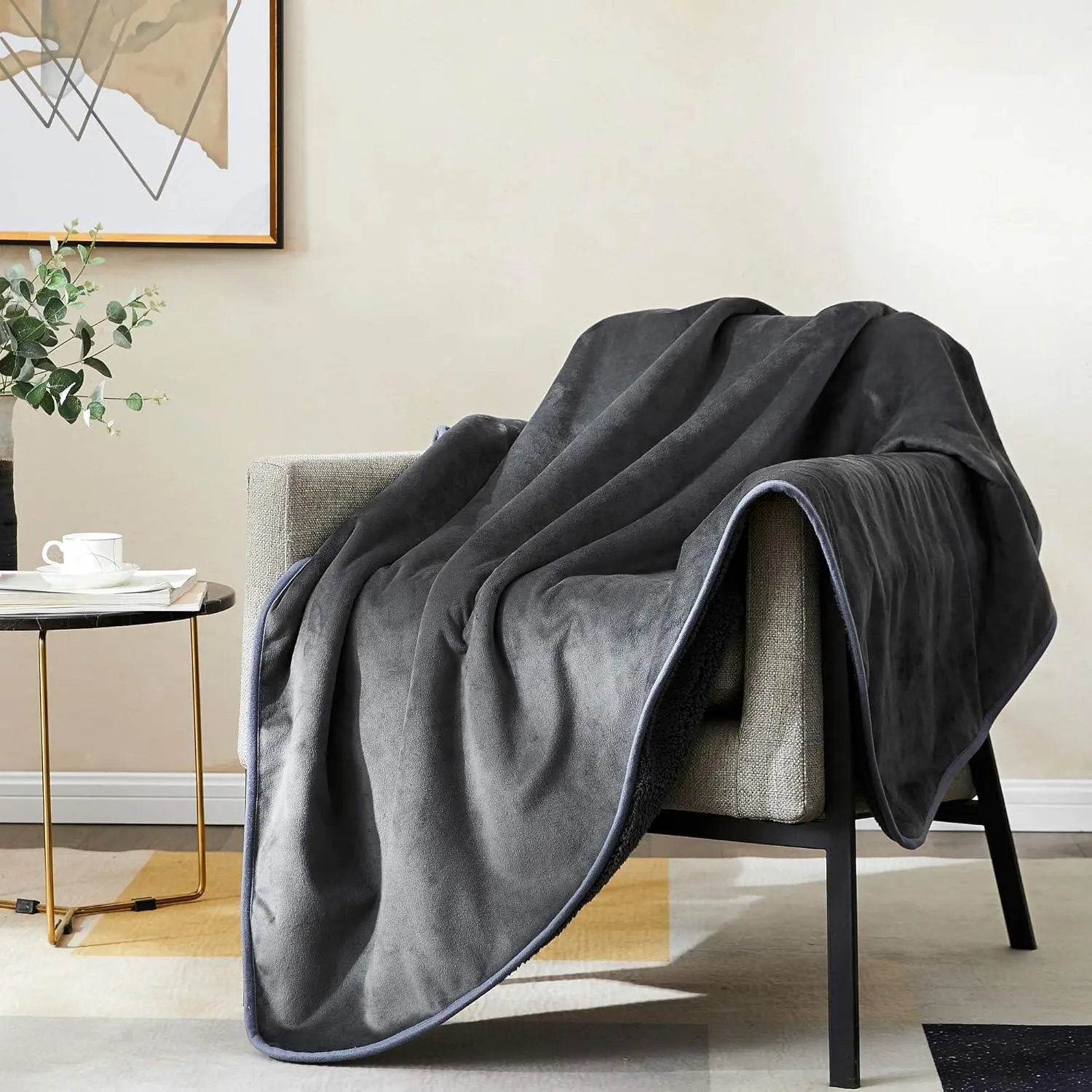Weighted Blanket for Sleep and Relaxation - Available in Grey, Coffee, Black; Multiple Sizes (19"x27", 28"x39", 39"x57") — Li