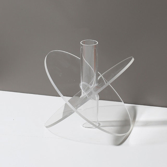 Acrylic X Modern Vase — Decorative Vase for Considered Styling — Lifestyle 7
