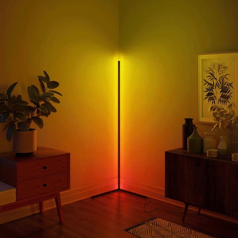 Smart Ambient Lighting Corner LED Stand — Lifestyle 1