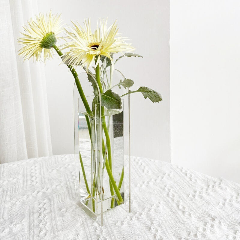 Little Arc Acrylic Vase — Decorative Vase for Considered Styling — Lifestyle 1
