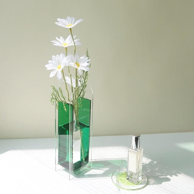 Little Arc Acrylic Vase — Decorative Vase for Considered Styling — Lifestyle 7