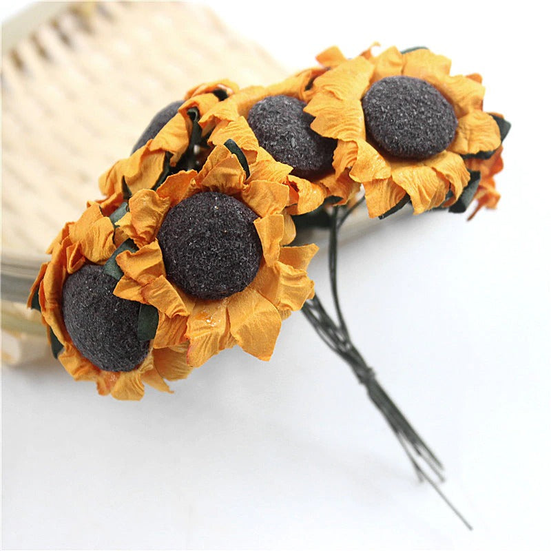 Artificial Mini Sunflowers — Considered Home Styling — Lifestyle 1