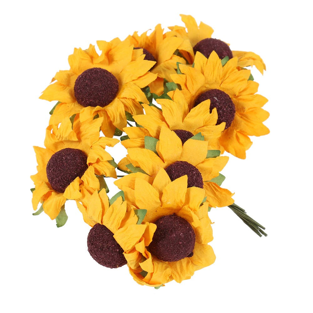 Artificial Mini Sunflowers — Considered Home Styling — Detail