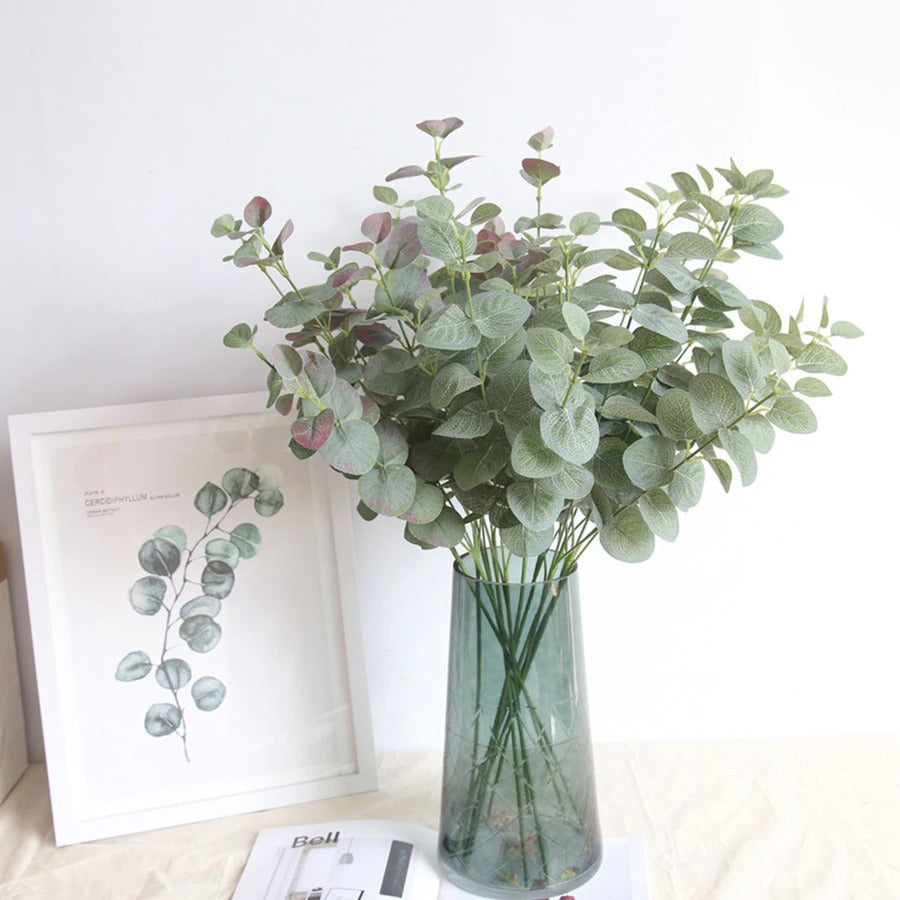 Artificial Eucalyptus Branch — Considered Home Styling — Lifestyle 1