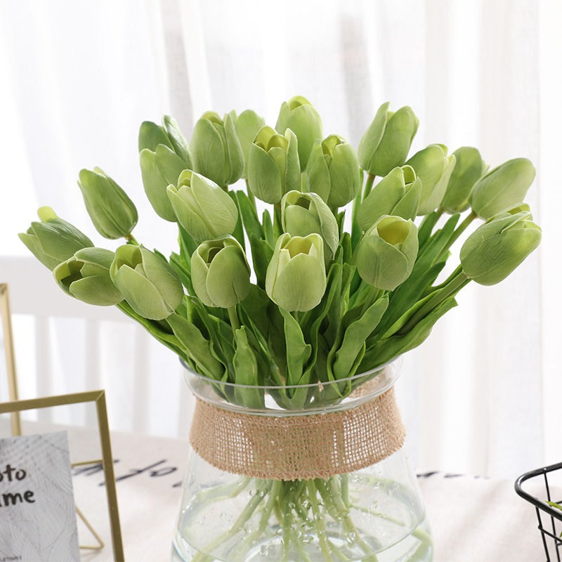 Artificial Tulip Flowers Bouquet (20 pcs) — Considered Home Styling — Lifestyle 6