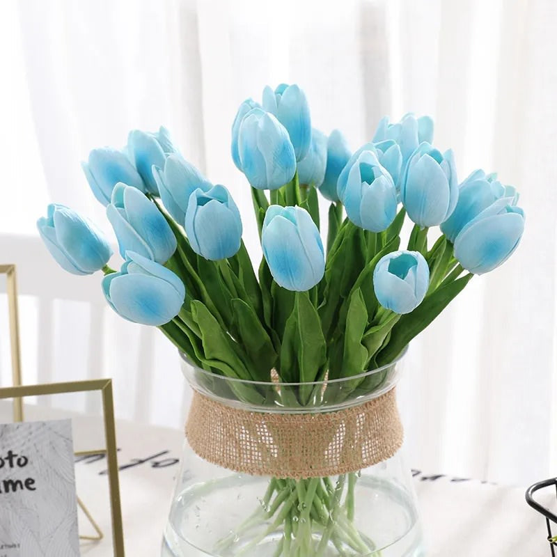 Artificial Tulip Flowers Bouquet (20 pcs) — Considered Home Styling — Lifestyle 7