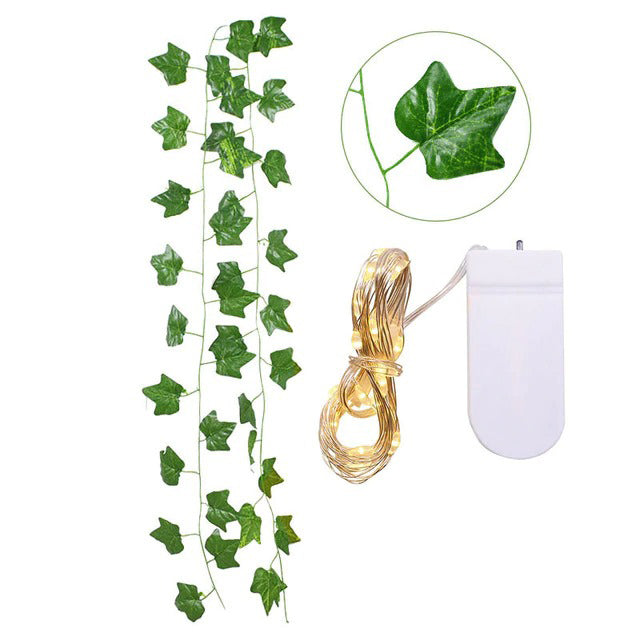 Single Vine String Light Set — Warm LED Mood Lighting for Bedside — Lifestyle 3