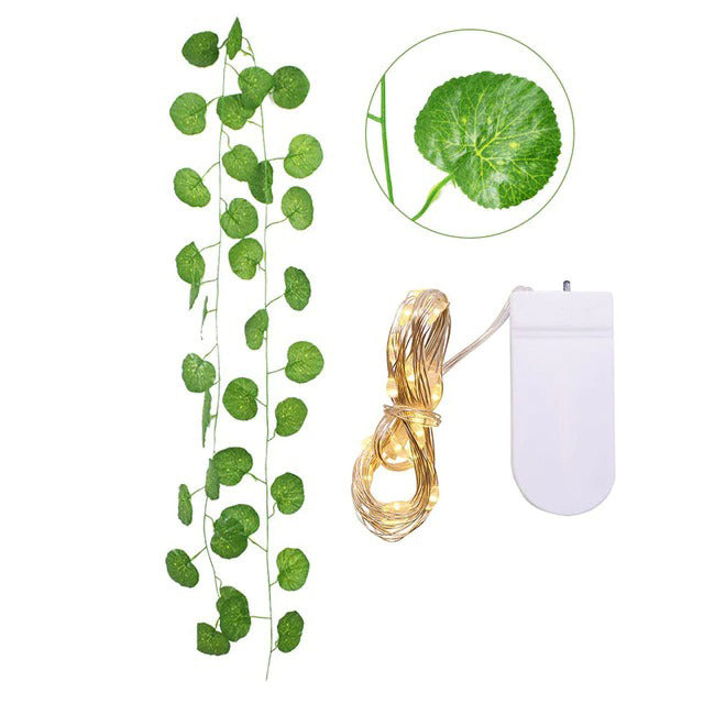 Single Vine String Light Set — Warm LED Mood Lighting for Bedside — Lifestyle 6