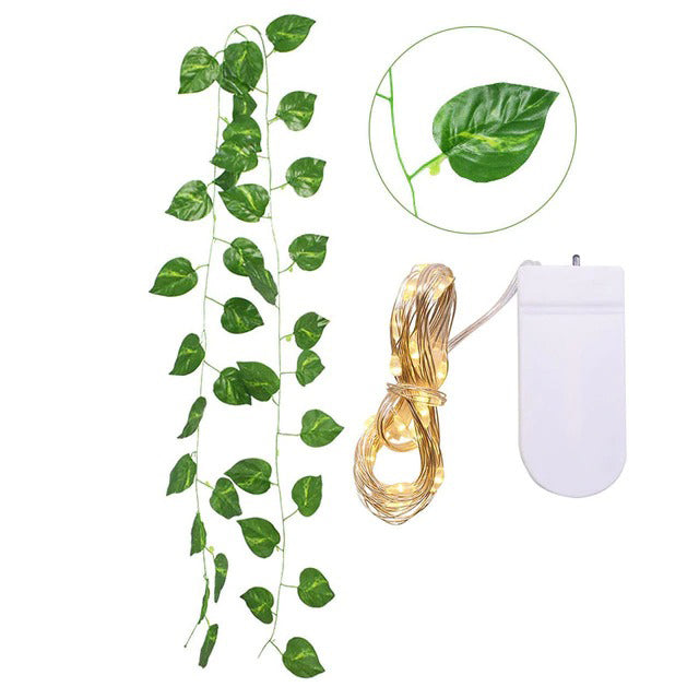 Single Vine String Light Set — Warm LED Mood Lighting for Bedside — Lifestyle 7