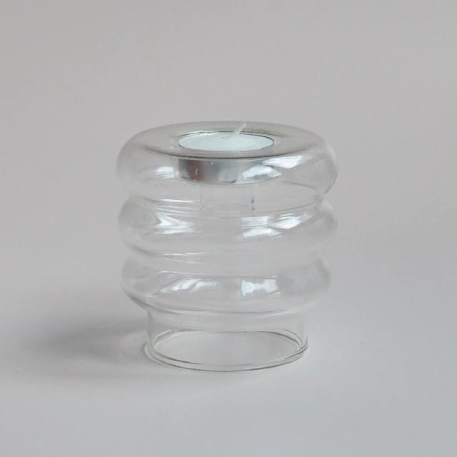 Bibendum Glass Candle Holder — Decorative Vase for Considered Styling — Lifestyle 3