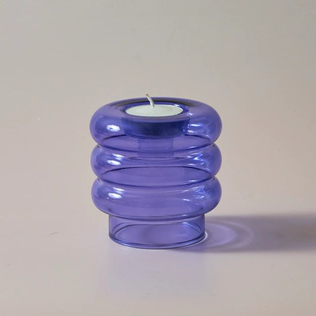 Bibendum Glass Candle Holder — Decorative Vase for Considered Styling — Lifestyle 7
