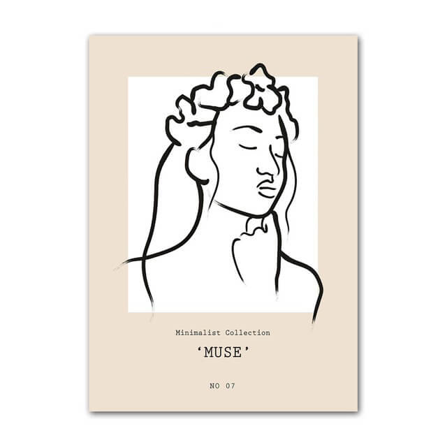 Minimalist Outline Art Canvas Posters — Considered Home Styling — Lifestyle 2