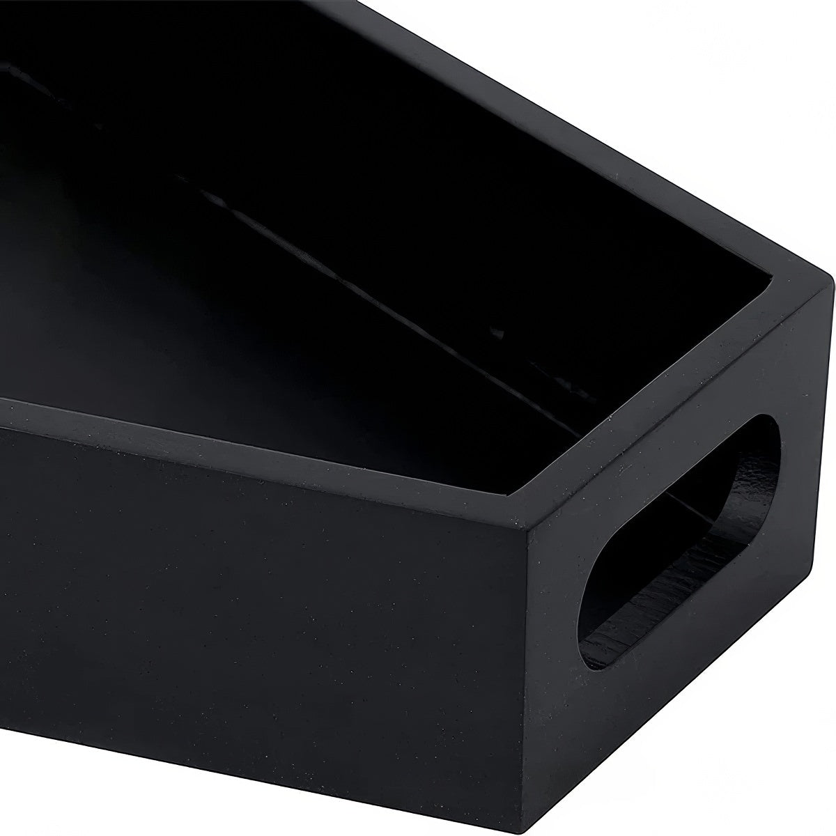 Black Arch Storage Tray — Sculptural Catch-All for Bedside Essentials — Lifestyle 1